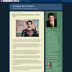 Placement de produits dans Superman – Man of Steel
