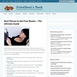 Best Places to Get Free Books – The Ultimate Guide
