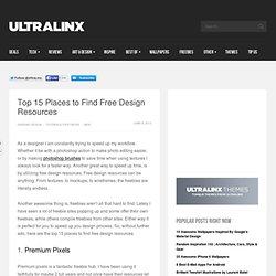 Top 15 Places to Find Free Design Resources