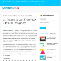 25 Places to Get Free PSD Files for Designers