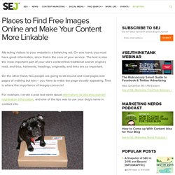 10 Places to Find Free Images Online and Make Your Content More Linkable