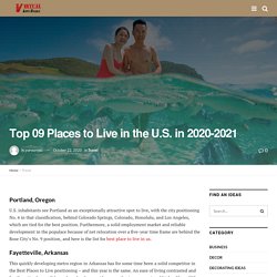 Top 09 Places to Live in the U.S. in 2020-2021 - VirtualLifeStory