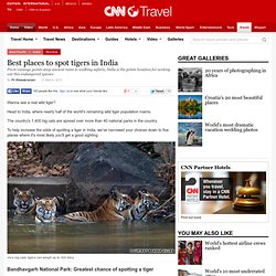Best places to spot tigers in India