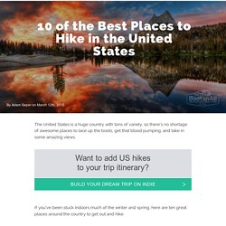 10 of the Best Places to Hike in the United States