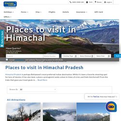 Places to visit in Himachal - Tourist Places in Himachal