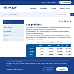 Plafonds (Urssaf)