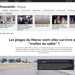 Les plages du Maroc vont-elles survivre aux "mafias du sable" ?