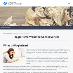 Plagiarism Prevention