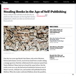 The Rise of Plagiarism in the Age of Self-Publishing Books on Amazon, Google Play, and Barnes & Noble