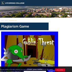 Plagiarism Game - Snowden Library