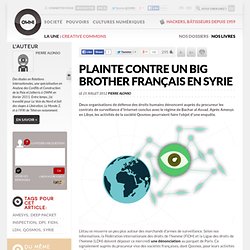 Plainte contre un big brother français en Syrie