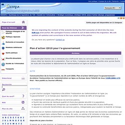 E-administration - plan i2010