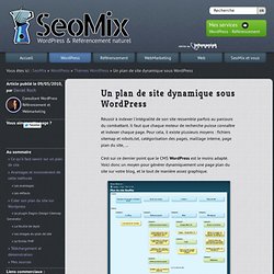 Plan de site Wordpress