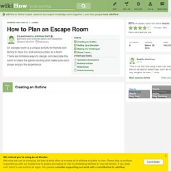 How to Plan an Escape Room (with Pictures)