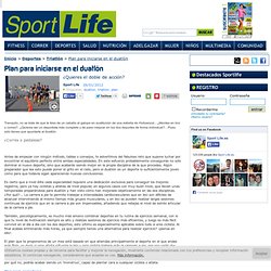 Plan para iniciarse en el duatlón en Sportlife.es