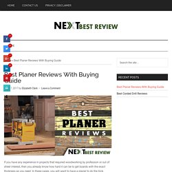 Best Planer Reviews With Buying Guide - Next Best Review