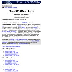 Planet CCRMA at home
