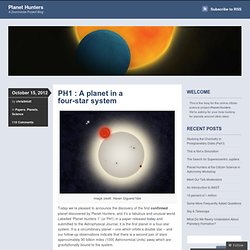 PH1 : A planet in a four-star system « Planet Hunters