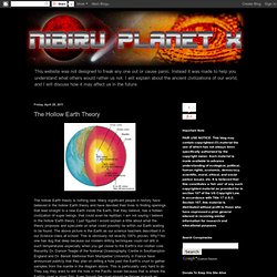 Planet X Nibiru and Other Conspiracies: The Hollow Earth Theory