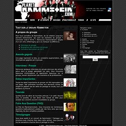 Planet Rammstein.com - Le Groupe