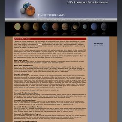 Planet Texture Map Collection