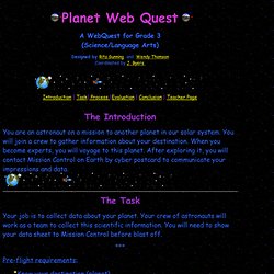 Planet WebQuest