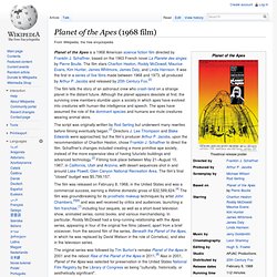 Planet of the Apes (1968 film) - Wikipedia, the free encyclopedi