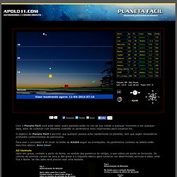 Planeta Fácil Apolo11 - Simulador Planetário para todas as idades!