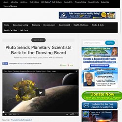 Pluto Sends Planetary Scientists Back to the Drawing Board