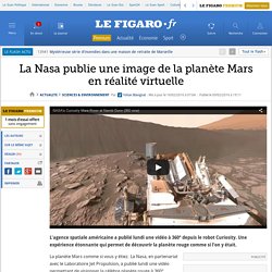 La Nasa publie une image de la planète Mars en réalité virtuelle