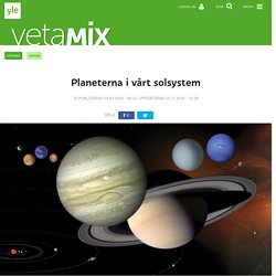 Planeterna i vårt solsystem