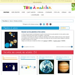 Planètes et astres - Dossier pour enfants