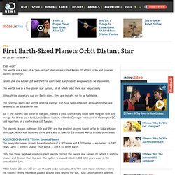First Earth-Sized Planets Orbit Distant Star