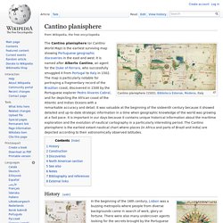 Cantino planisphere