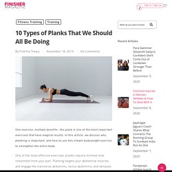 10 Types of Planks That We Should All Be Doing