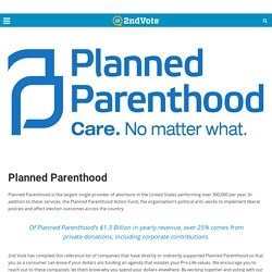 Planned Parenthood - 2ndvote