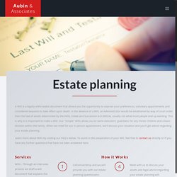 Estate Planning - Aubin and Associates