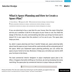 What is Space Planning and How to Create a Space Plan? – Interior Design