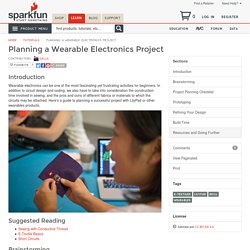 Planning a Wearable Electronics Project