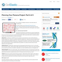 Planning Your Persona Project: Part 2 of 2