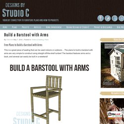 Plans to Build a Barstool with Arms