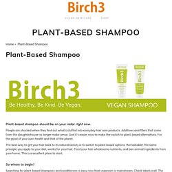 Plant-based shampoo