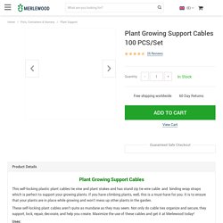 Plant Growing Support Cables 100 PCS/Set
