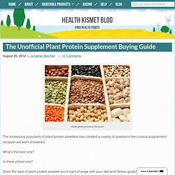 Plant Protein Powders: Hemp vs Soy vs Rice vs Pea vs Sacha Inchi