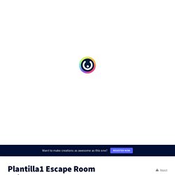 Plantilla1 Escape Room Tránsito by David De la Rosa on Genially