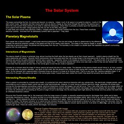 Plasma effects within the solar system