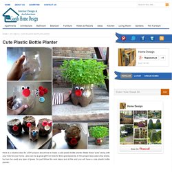 Cute Plastic Bottle Planter