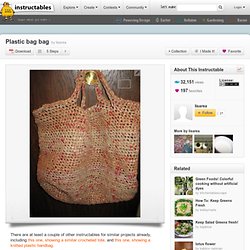 Plastic bag bag