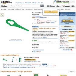 ALM Lawn Mower Plastic Blades Hoversafe: Amazon.co.uk: DIY & Tools