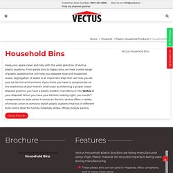 Best Plastic Dustbin Manufacturer in India - Vectus